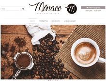 Tablet Screenshot of maquinascafemonaco.com.ar